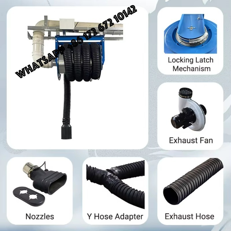 Best Tools For Workshop - Best sellerManual Retractable Spring Exhaust Extraction