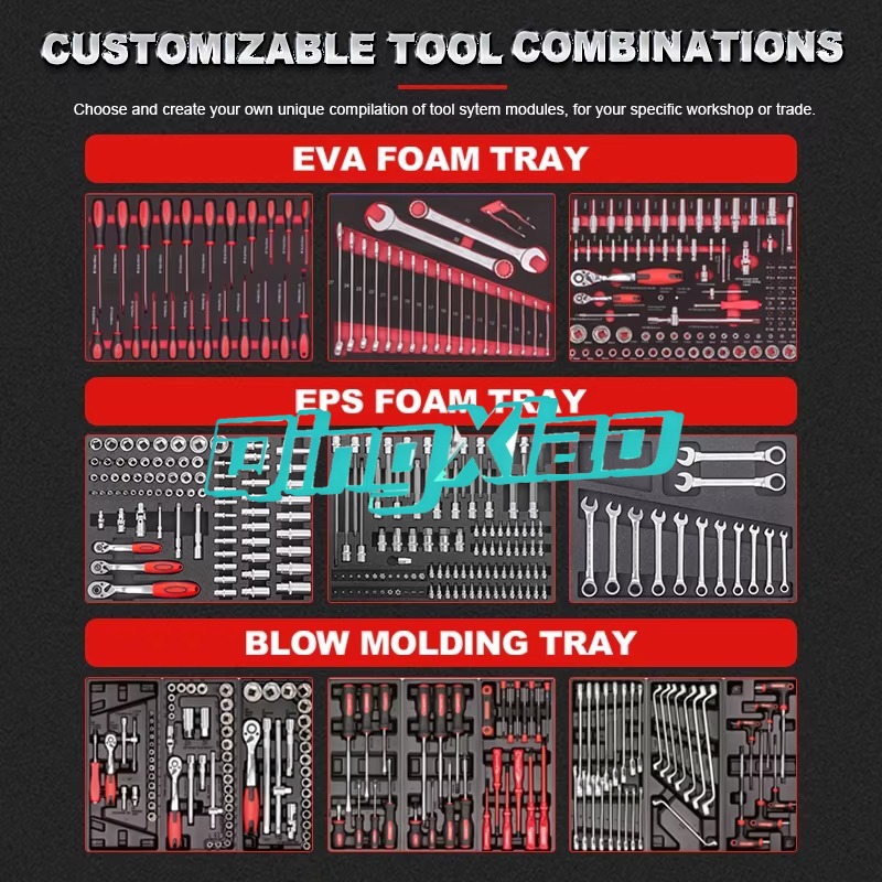 7 Drawers 250pcs Complete Tool - Workshop Tools Trolley ulasan dan harga