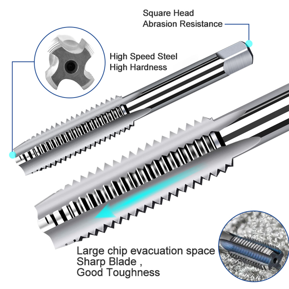 CMCP 8/20/40pcs Tap And Die Se - Tap Die Set ulasan dan harga