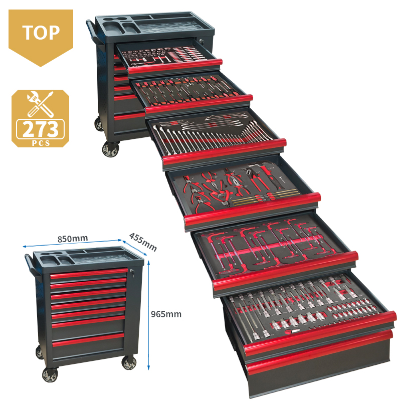 7 Drawer Tool Trolley With 273 - Workshop Tools Trolley ulasan dan harga