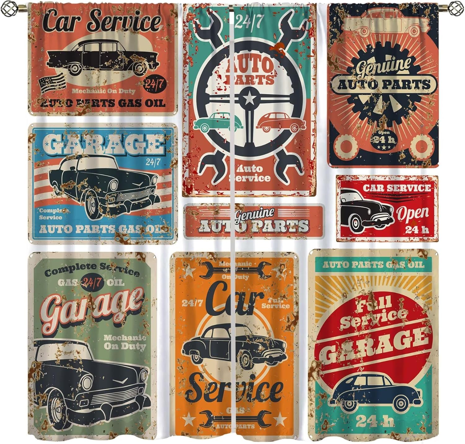 Garage Curtains, Vintage Man D - Workshop Tools Youtube ulasan dan harga