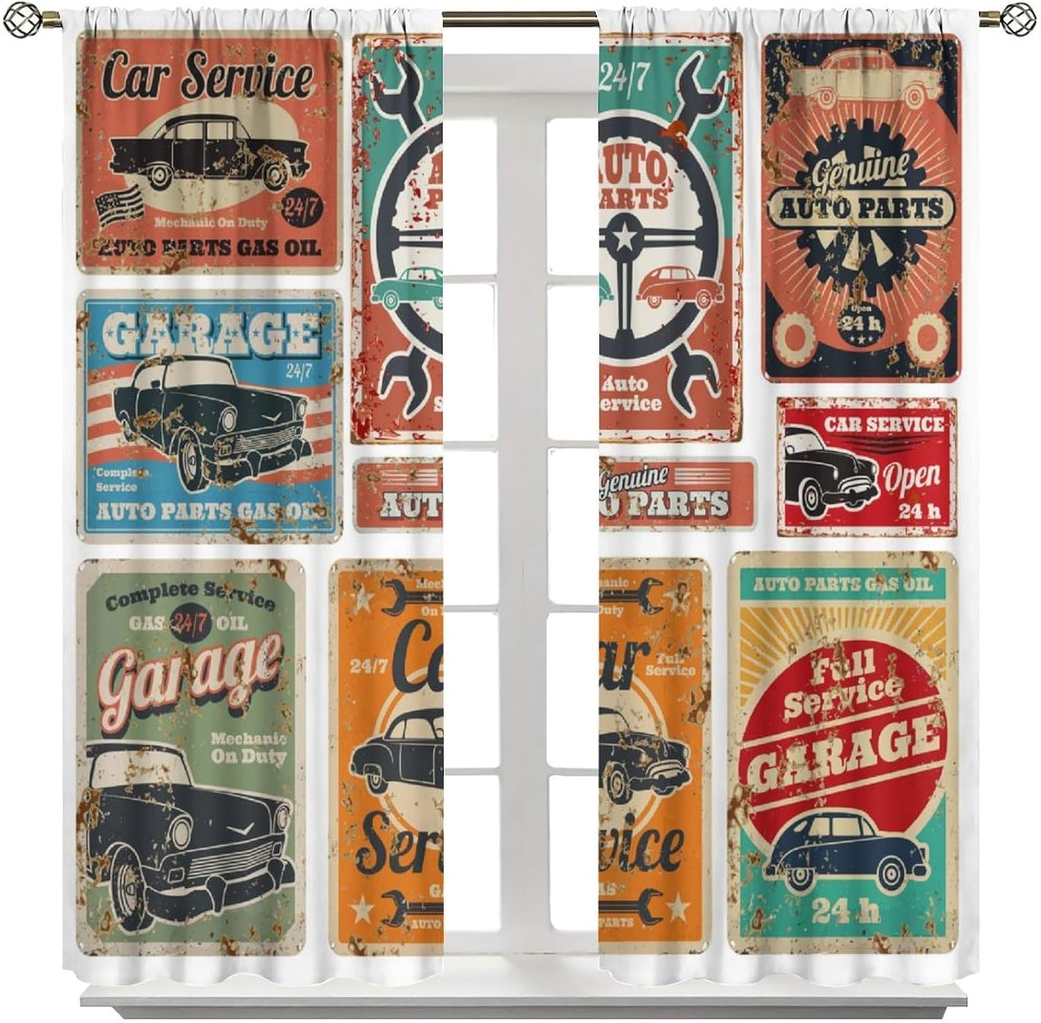 Garage Curtains, Vintage Man D - Workshop Tools Youtube ulasan dan harga