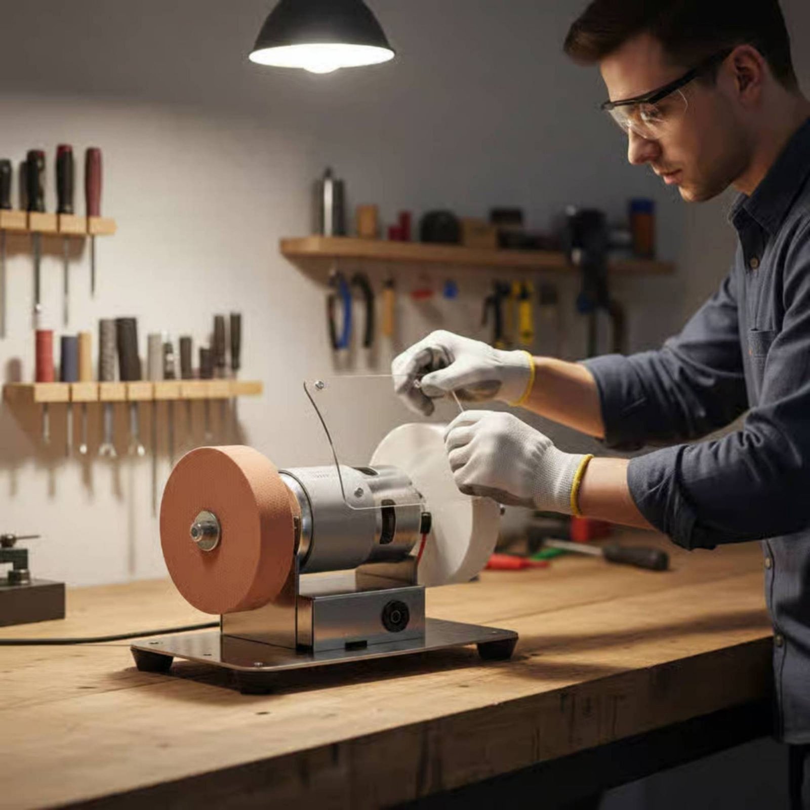 Mini Bench Grinder Multifuncti - Mini Workshop Tools ulasan dan harga