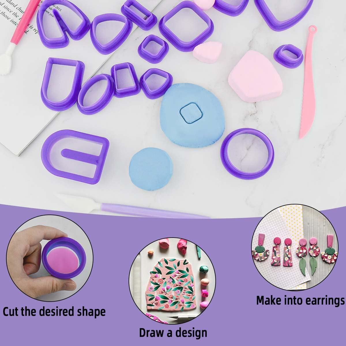 Polymer Clay Earring Making Ki - Tools Jewelry Making ulasan dan harga