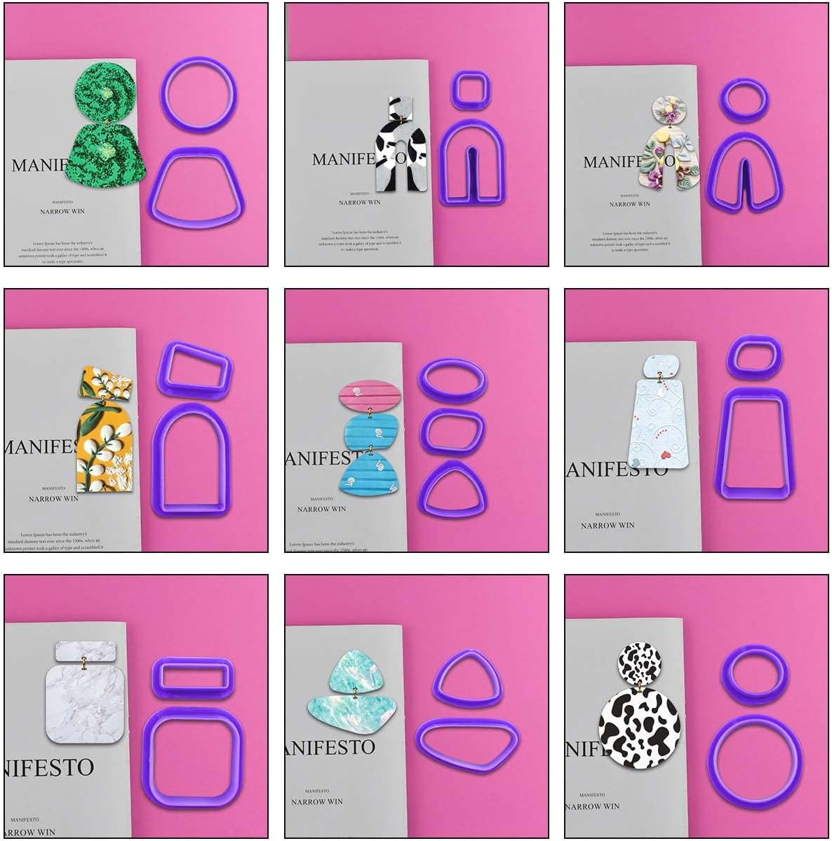 Polymer Clay Earring Making Ki - Tools Jewelry Making ulasan dan harga