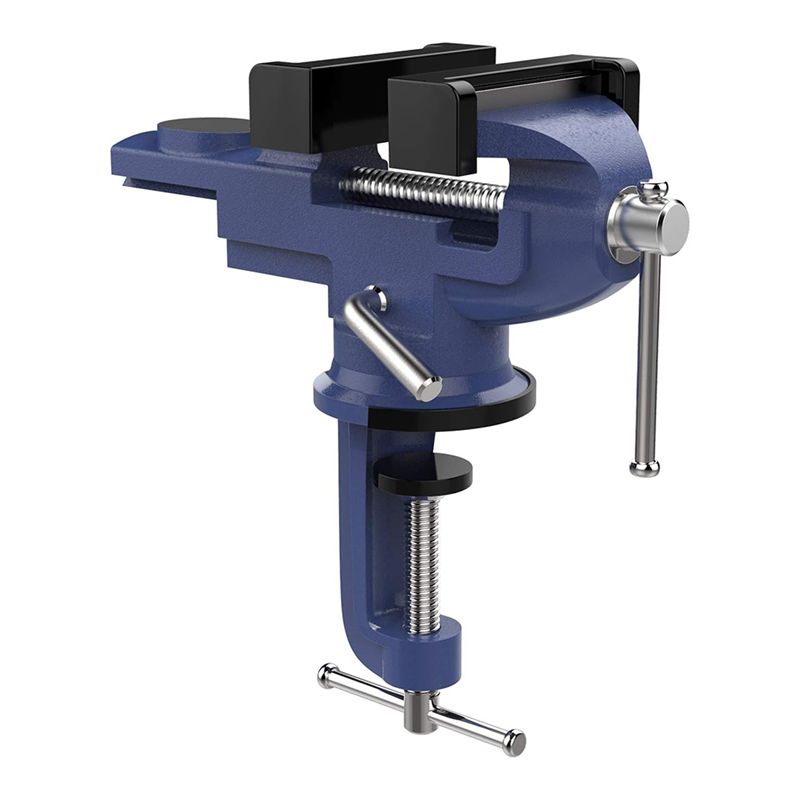 KYCOR-Bench Clamps Fixed Tool  - Bench Vise Swivel ulasan dan harga