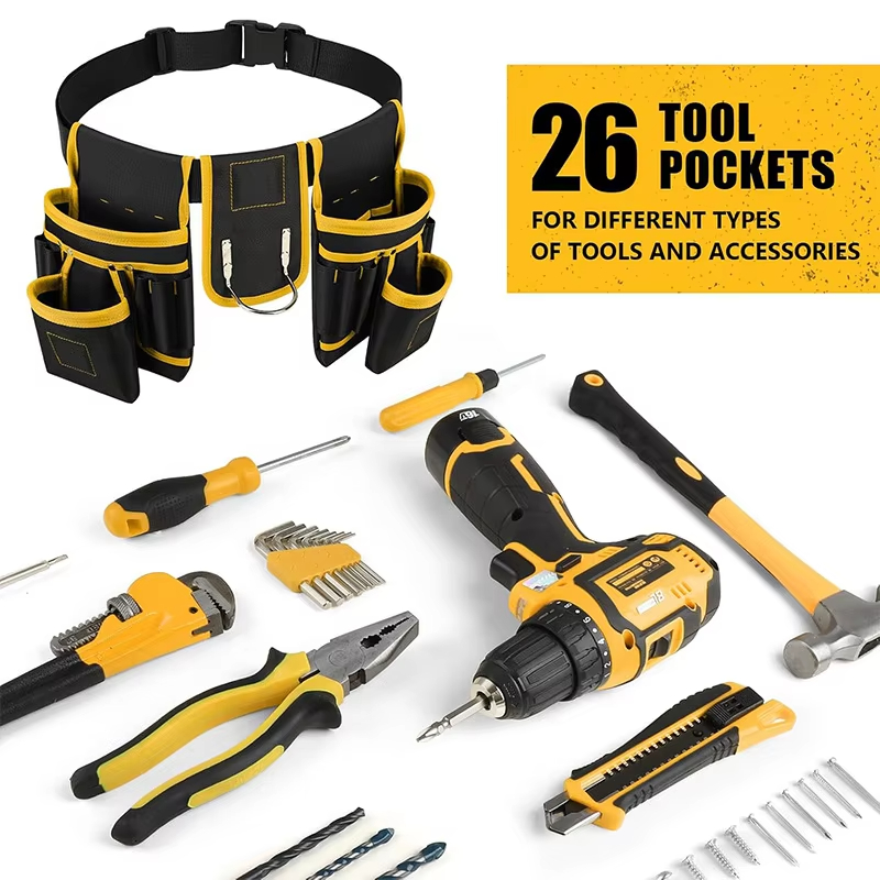 Adjustable Tool Belt Bag with  - Mini Workshop Tools ulasan dan harga