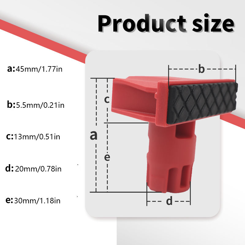 4Pcs Plastics Bench Dogs, 20mm - Workshop Cutting Tools ulasan dan harga