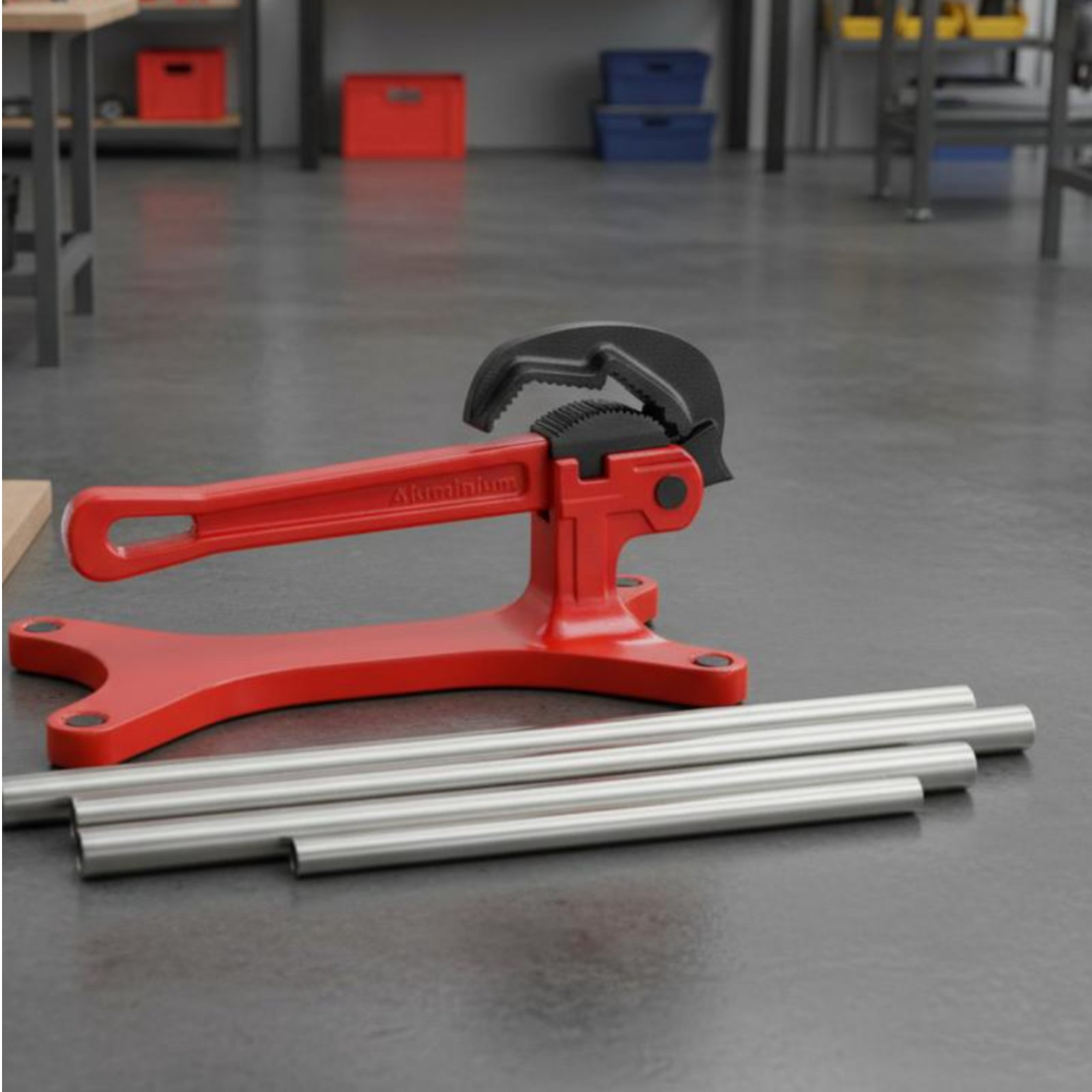 Yoke Pipe Vise Sturdy-Duty Por - Tool Workshop ulasan dan harga