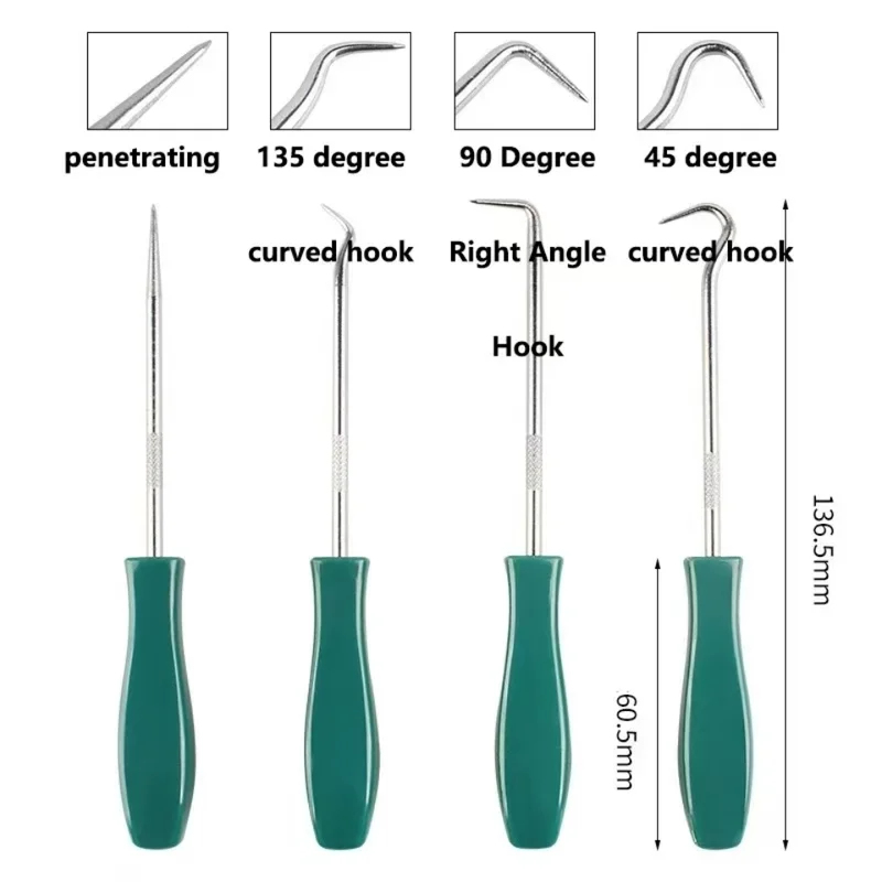4Pcs 135mm Oil Seal Pick Hooks - Mini Workshop Tools ulasan dan harga