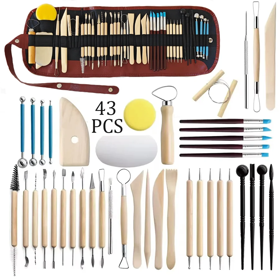 8-61PCS Pottery Tool Set - Cer - Workshop Tools For Carpentry ulasan dan harga