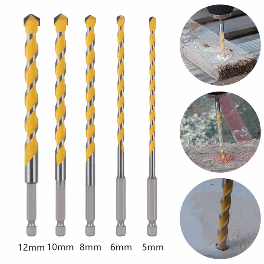 1pc  Hex Shank Drill Bit 5/6/8 - Workshop Cutting Tools ulasan dan harga