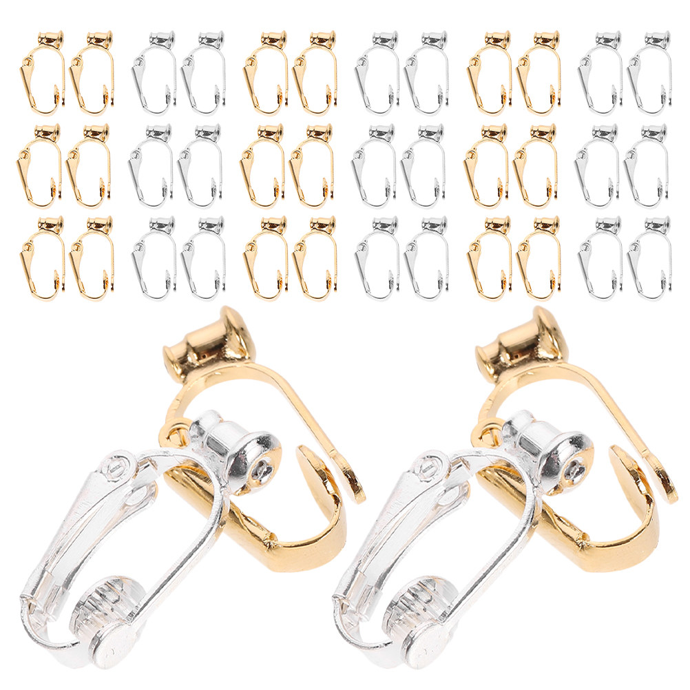 40Pcs Earring Clip Converter N - Tools Jewelry Making ulasan dan harga