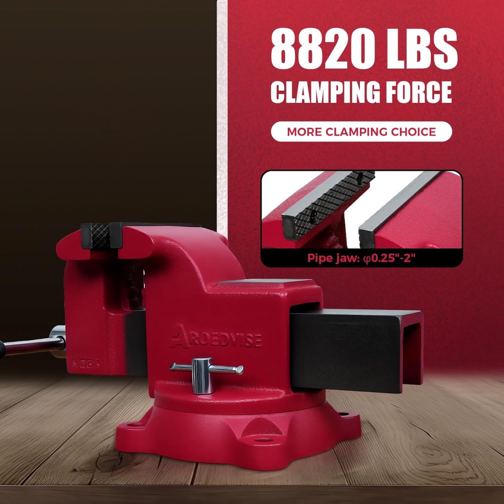 Heavy Duty Bench Vise 360 Degr - Bench Vise Swivel ulasan dan harga