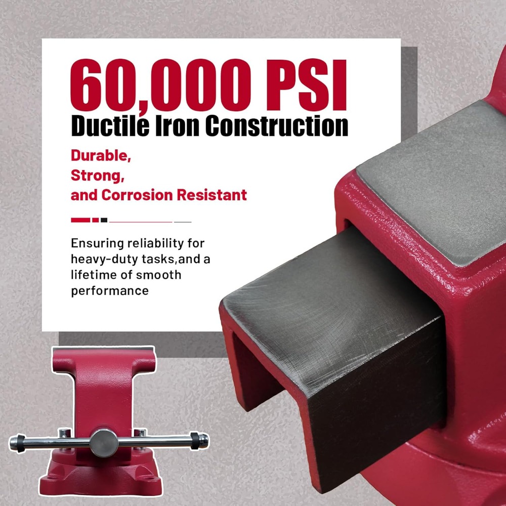 Heavy Duty Bench Vise 360 Degr - Bench Vise Swivel ulasan dan harga