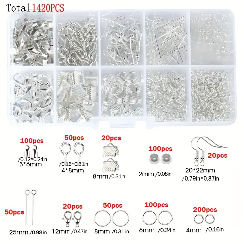 1420pcs 1box Jewelry Findings  - Tools Jewelry Making ulasan dan harga