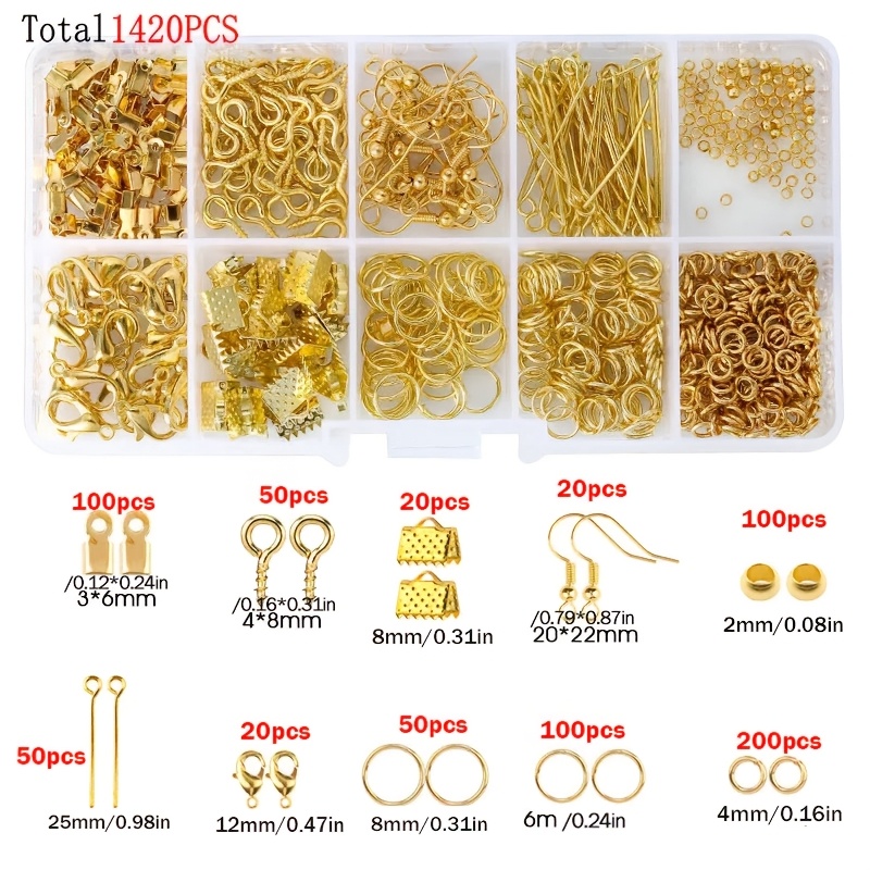 1420pcs 1box Jewelry Findings  - Tools Jewelry Making ulasan dan harga